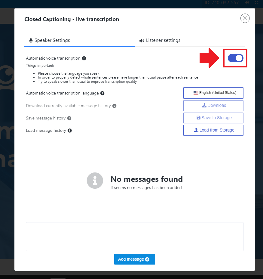 LiveWebinar dashboard