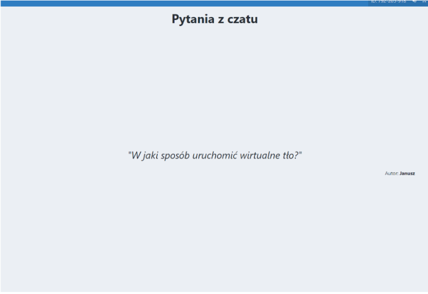 sesja Pytan i Odpowiedzi w pokoju webinarowym w LiveWebinar