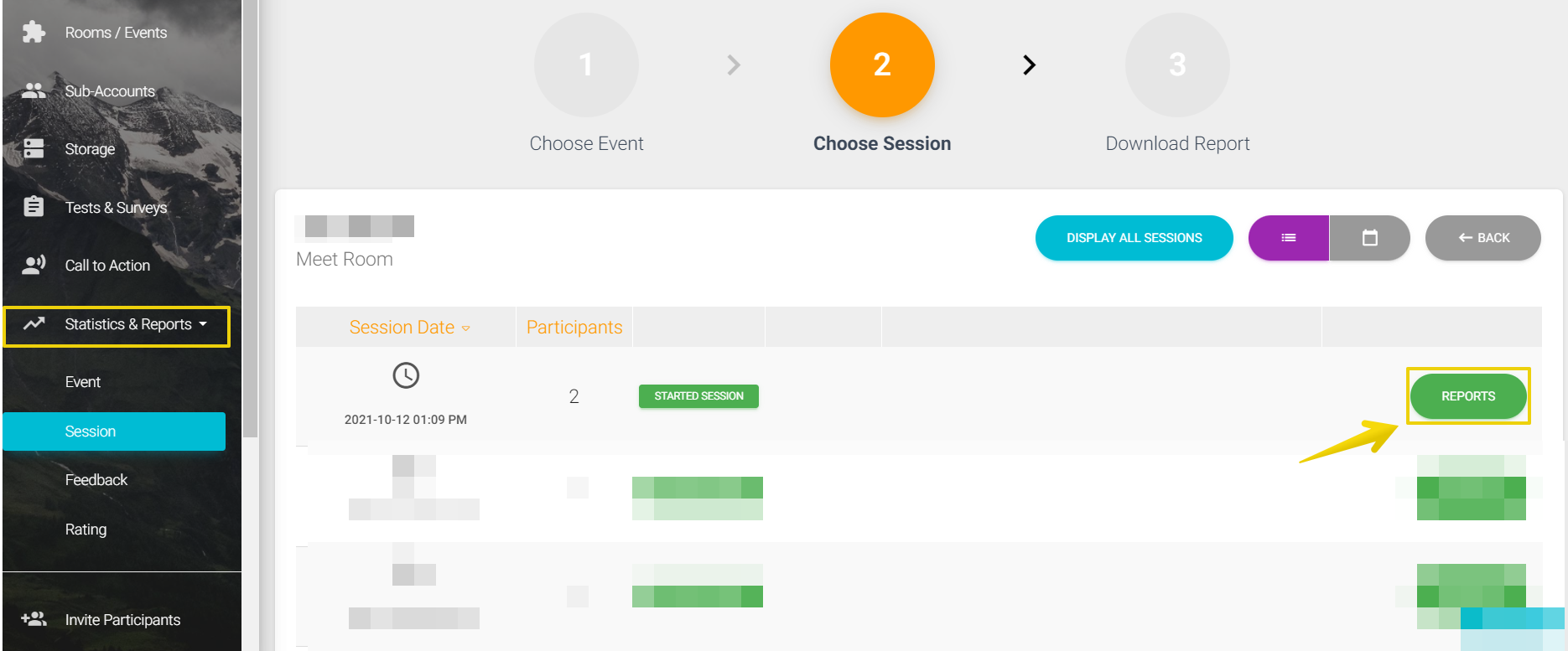 LiveWebinar Dashboard
