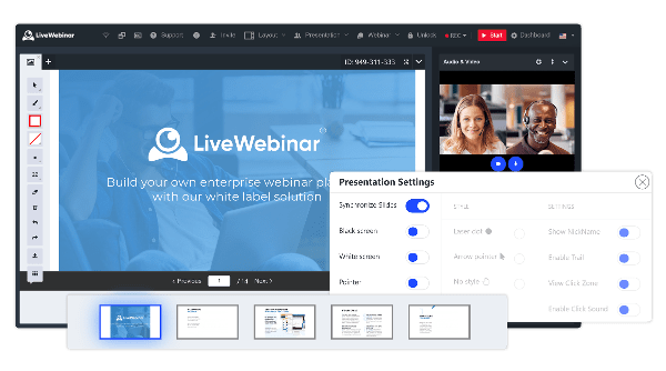 Webinar Presentation at LiveWebinar