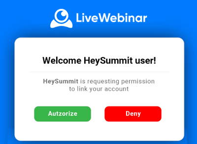 Heysummit integration setup