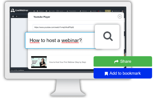 LiveWebinar YouTube & Vimeo Players